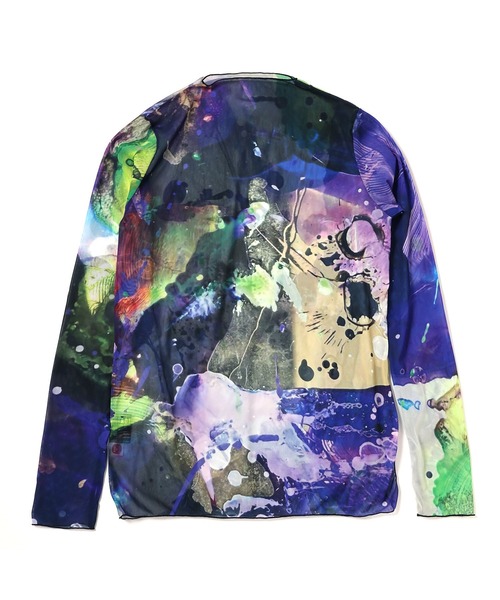 tシャツ RADIO EVA A129 EVANGELION Graffiti Sheer Cutsew by Cigarette-burns レディ RADIO EVA tシャツ A129 EVANGELION Graffiti Sheer Cutsew by