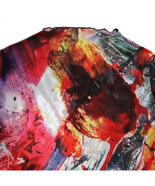 tシャツ RADIO EVA A129 EVANGELION Graffiti Sheer Cutsew by Cigarette-burns レディ RADIO EVA tシャツ A129 EVANGELION Graffiti Sheer Cutsew by