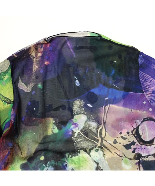 tシャツ RADIO EVA A129 EVANGELION Graffiti Sheer Cutsew by Cigarette-burns レディ RADIO EVA tシャツ A129 EVANGELION Graffiti Sheer Cutsew by