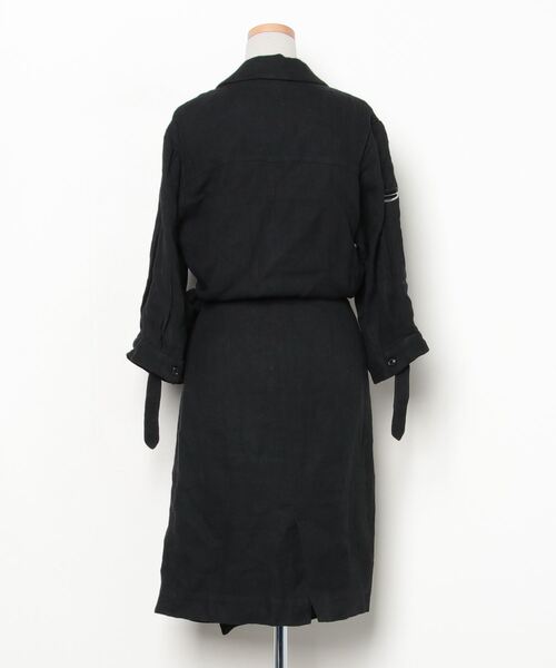 CLANE」 7分袖ワンピース 36 ブラック レディース : 79479411  