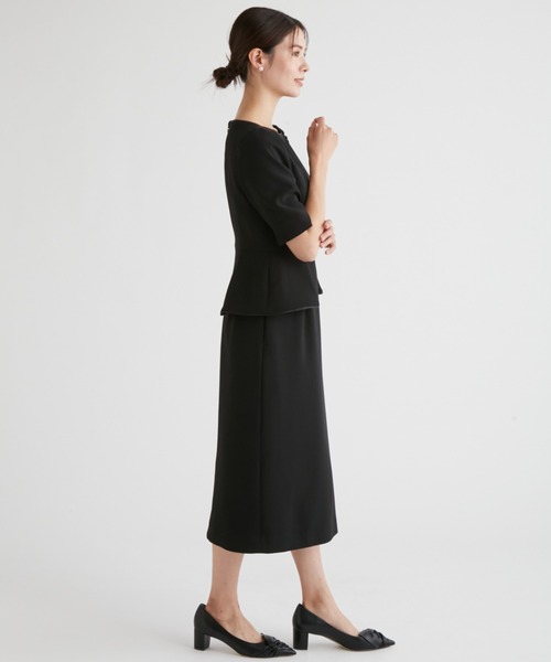 CELFORD（セルフォード） ワンピース ブラックフォーマルペプラム