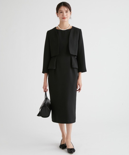 CELFORD（セルフォード） ワンピース ブラックフォーマルペプラム