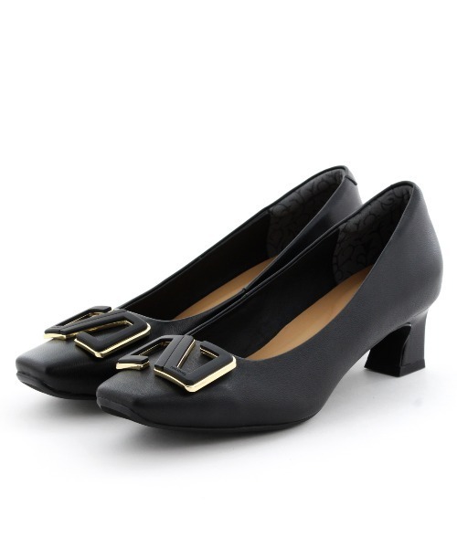 HIMIKO ブラック かかとピタッとパンプス21.5 定価20900円新品