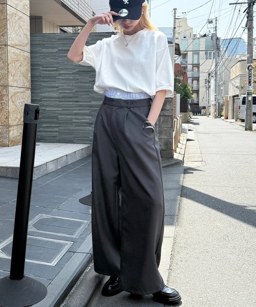STAR&STRIPE tシャツ 「STAR＆STRIPE」BASIC RIB TEE レディース