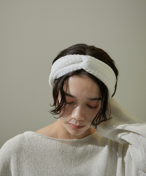 SALON adam et rope' ヘアバンド KINANジャガードヘアバンド