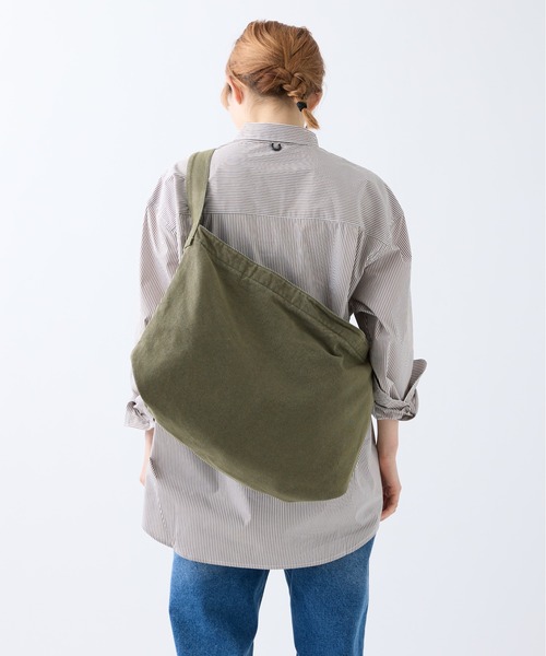カーキ キャンバス メッセンジャーバッグ meltum（メルタム） ショルダーバッグ CANVAS SHOULDER BAG メンズ