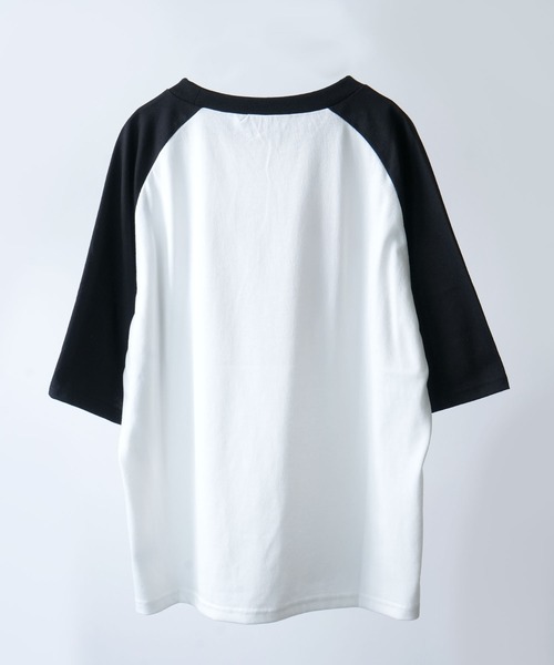 すとぷり　すとろべりーぷりんす　半袖Tシャツ　ラグラン袖　白　黒　F　カジュアル Starting Over tシャツ ラグラン ロゴ プリント ロングスリーブT