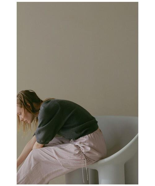 MANOF パンツ MANOF/マノフ/MILITARY SATIN PANTS レディース