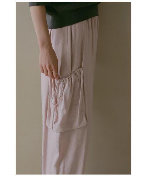 美品　MANOF マノフ MILITARY SATIN PANTS マノフ MANOF MILITARY SATIN PANTS （NAVY） - ファッション