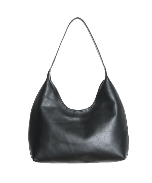 YArKA ヤーカ　ワンハンドルショルダーバッグ 本革 レザー ブラック YArKA ショルダーバッグ バッグ 「YArKA/ヤーカ」ワンハンドル