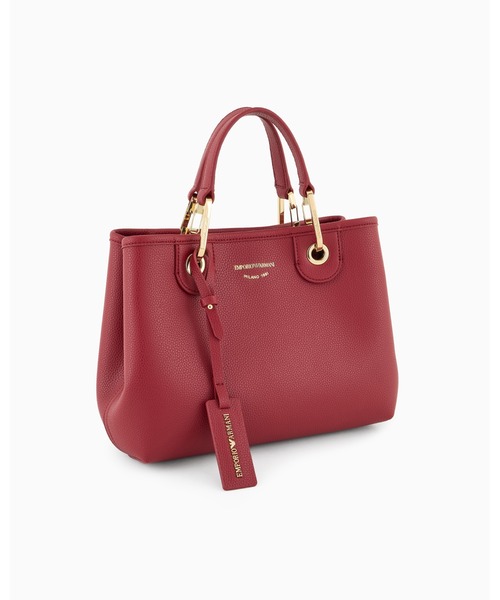 【関税込】アルマーニ MyEA Bag スモールショッパー MyEA ショッパー 編み込みレザー スモール | Emporio Armani