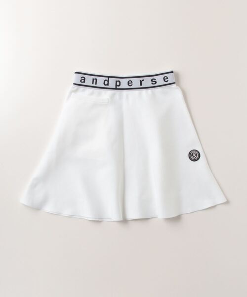 and per se（アンパスィ） スカート アクティブニットスカート