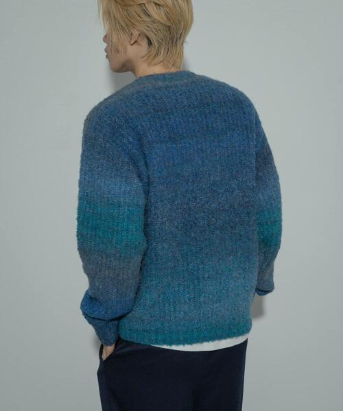 【Stussy】 グラデーション Vネックセーター XL Stussy】 グラデーション Vネックセーター XL Stussy