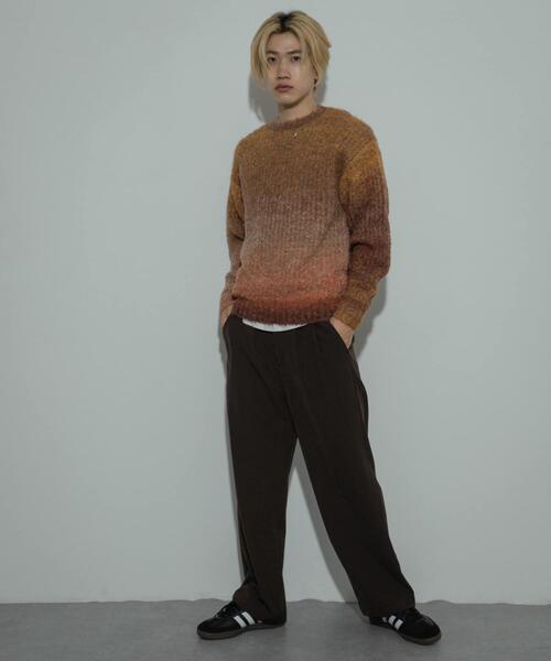 Supreme グラデーションニット Lサイズ Border gradation knit / ボーダーグラデーションニット（ニット
