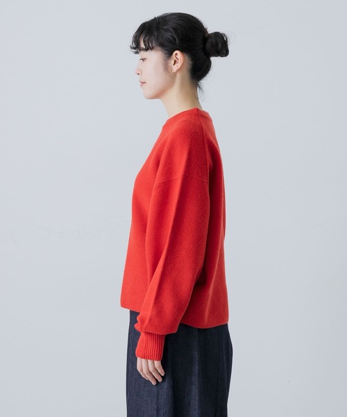 かぐれ ニット セーター ハミルトンウールクルーネックニット