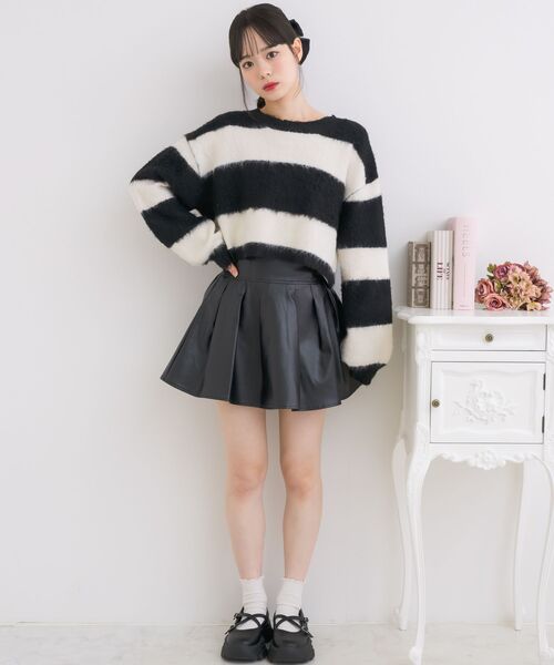 【関税込み】Beaufille ブラック Irving ミニスカート Emsexcite スカート ハイウエストタックミニSK : ZOZOTOWN Yahoo