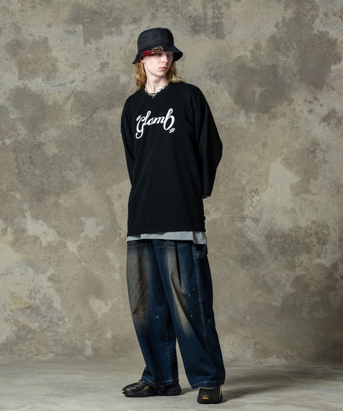 トップス glamb Wide Sleeve Logo Sweat スウェット グラム公式通販 - glamb Online Store