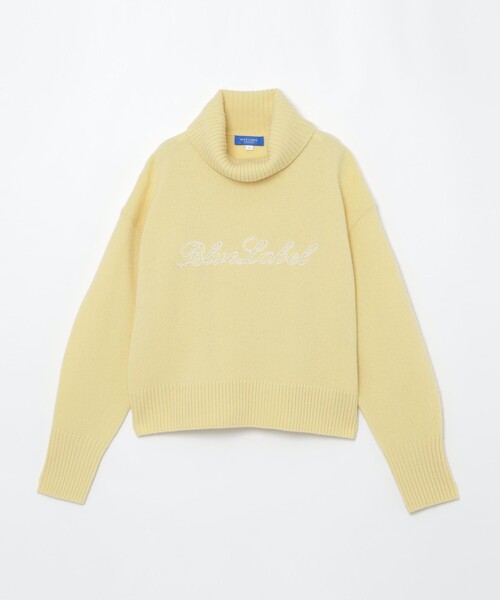 BLUE LABEL CRESTBRIDGE ニットセーター ブルー 38サイズ BLUE LABEL CRESTBRIDGE（ブルーレーベルクレストブリッジ）の