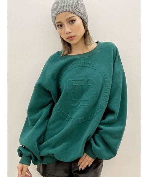 GYDA（ジェイダ） トレーナー スウェット GYGYロゴBIGエンボスプル