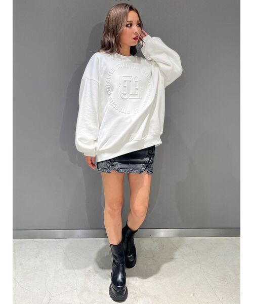 GYDA（ジェイダ） トレーナー スウェット GYGYロゴBIGエンボスプル