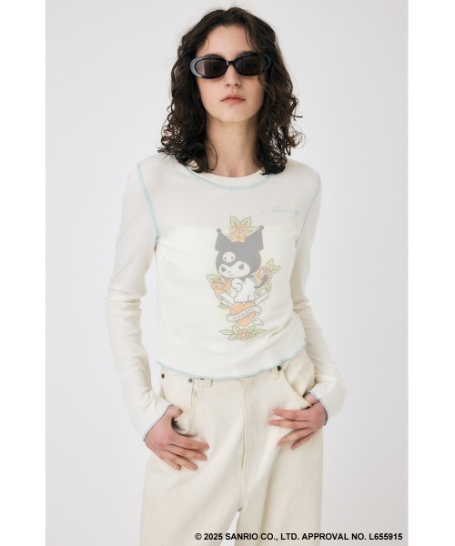 tシャツ MM KU HEART ロングスリーブTシャツ レディース