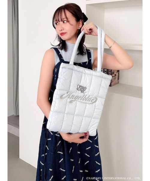 dazzlin ハンドバッグ 「ANGEL BLUEコラボ」dazzlinキルティング