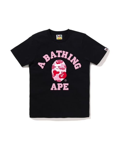A BATHING APE（アベイシングエイプ） tシャツ ABC CAMO COLLEGE TEE