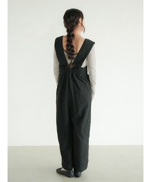 FIKA.（フィーカ） サロペット オーバーオール Lace overalls pants