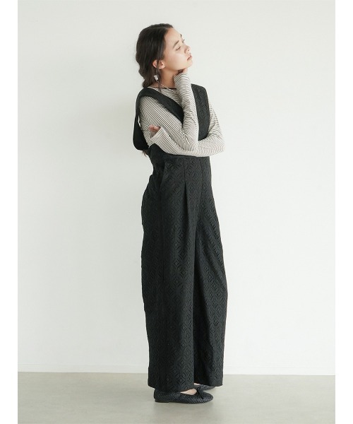 FIKA.（フィーカ） サロペット オーバーオール Lace overalls pants
