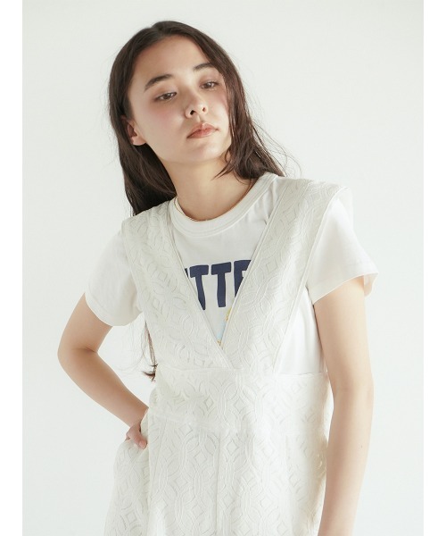 FIKA.（フィーカ） サロペット オーバーオール Lace overalls pants
