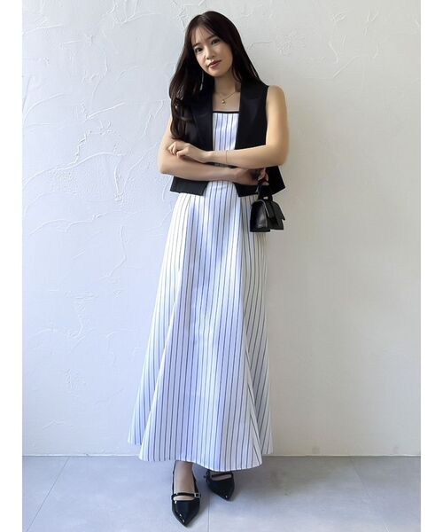 ［公式売切］dazzlin オケージョンワンピース  美品 匿名配送 dazzlin ワンピース クロップドジレセットアップ : ZOZOTOWN