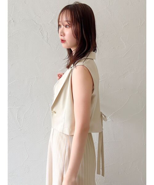 dazzlin ワンピース クロップドジレセットアップ : ZOZOTOWN