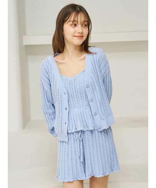 gelato pique パジャマ ルームウェア クロシェカップインタンク