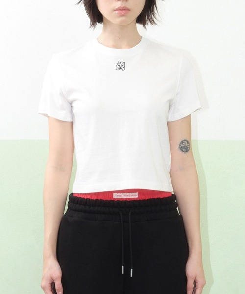 tシャツ AMES WORLDWIDE ／スモールロゴクロップT レディース AMESーWORLDWIDE tシャツ AMES WORLDWIDE ／スモールロゴ
