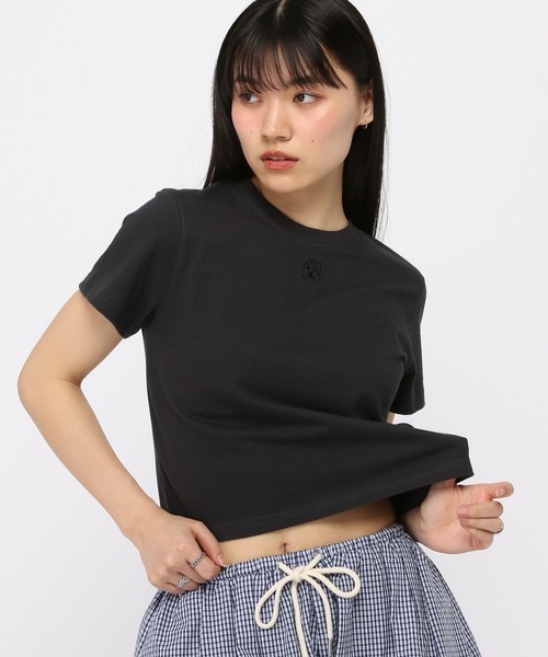 tシャツ AMES WORLDWIDE ／スモールロゴクロップT レディース AMESーWORLDWIDE tシャツ AMES WORLDWIDE ／スモールロゴ
