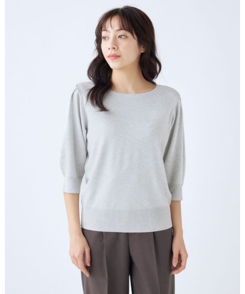 ニット セーター cup in boat neck knit レディース SandWaterr/RESEARCHED BOAT NECK SWEATER / SW-K0304 / ボート