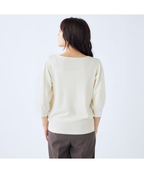 Schott ショット 洗えるニット コットン100 半袖 サマーセーター М Schott ショット 洗えるニット コットン100 半袖 サマーセーター