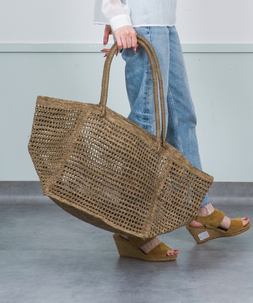 MADE IN MADA☆ 円筒形かごバッグ☆グレー・新品・未使用に近い MADE IN MADA かごバッグ カゴバッグ MADA/NAIVO BAG : ZOZOTOWN