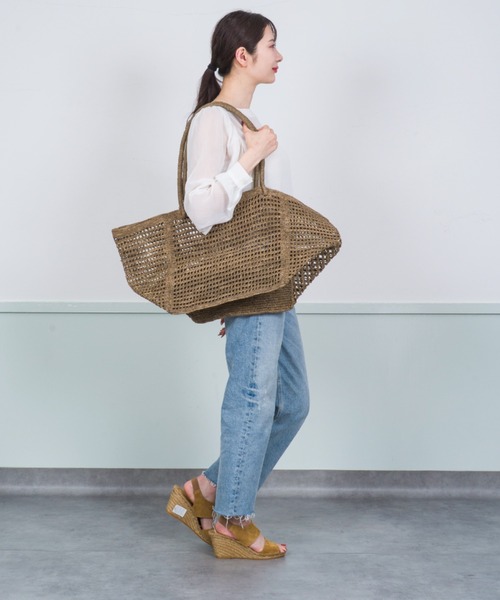 メイドインマダ　カゴバッグ　グレー MADE IN MADA 「MADE MADA」 かごバッグ FREE グレー レディース