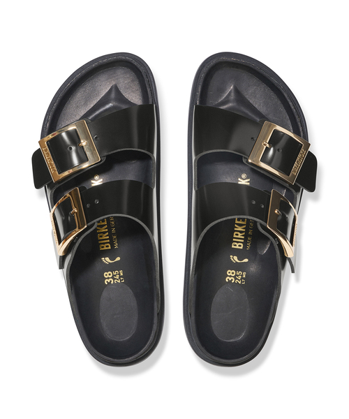 【BIRKENSTOCK】アリゾナ DB シャイン サンダル ブラック 25SS BIRKENSTOCK ビルケンシュトック レディース アリゾナ ビッグ