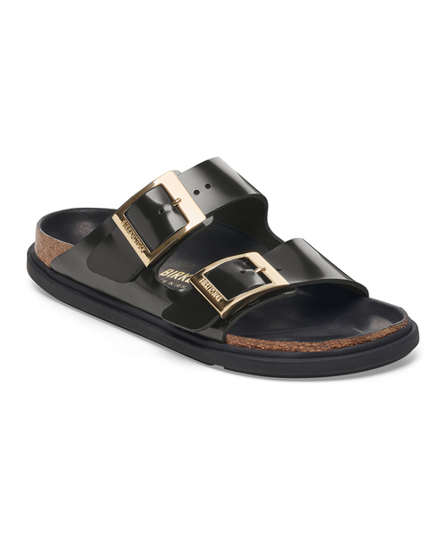 【BIRKENSTOCK】アリゾナ DB シャイン サンダル ブラック 25SS BIRKENSTOCK ビルケンシュトック レディース アリゾナ ビッグ