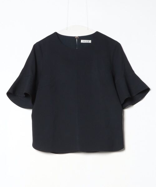 「NOLLEY'S」 半袖ブラウス 38 ネイビー レディース NOLLEY'S 「NOLLEY'S」 半袖ブラウス 38 ネイビー レディース