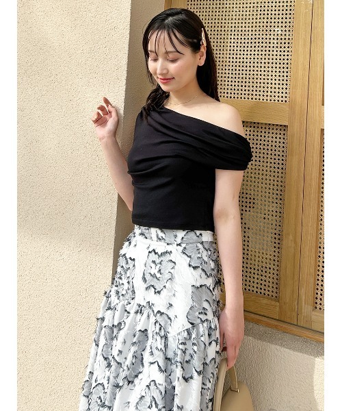 SNIDEL スカート ジャガードテールスカート : ZOZOTOWN Yahoo!店