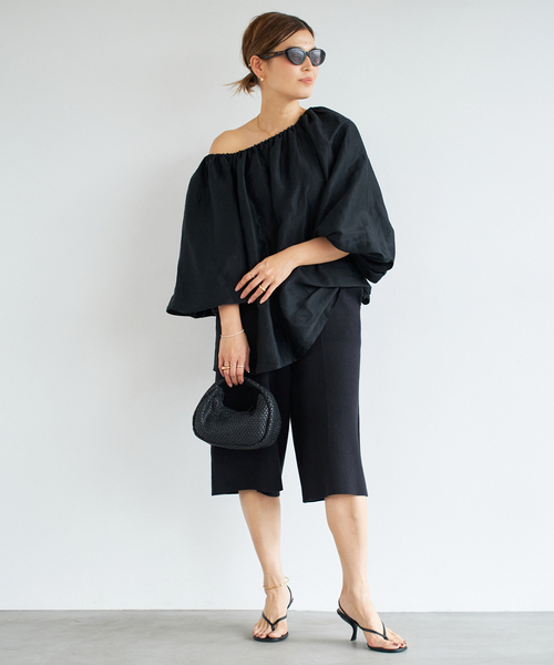 Deuxieme Classe ブラウス シャツ PHILEA オフショルダー