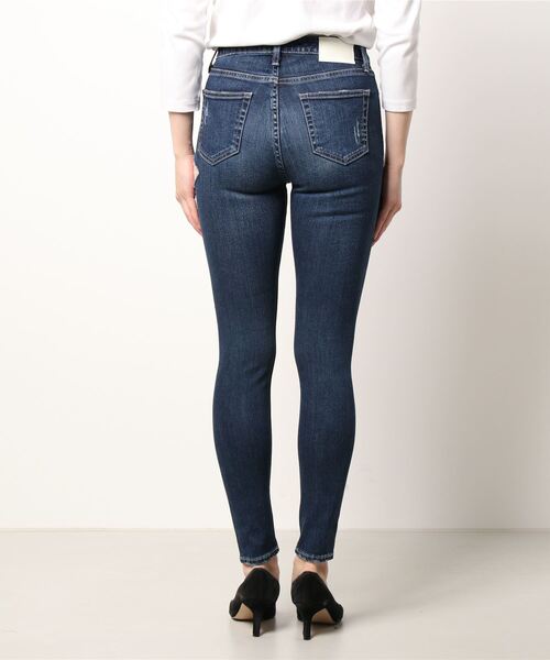 GYDA 「GYDA」 ダメージ加工デニムパンツ SMALL インディゴ