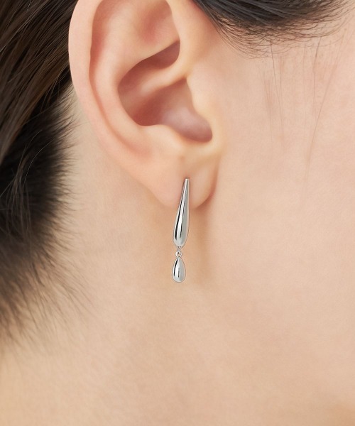 4℃（ヨンドシー） ピアス 「Noble of Water」 シルバー ピアス