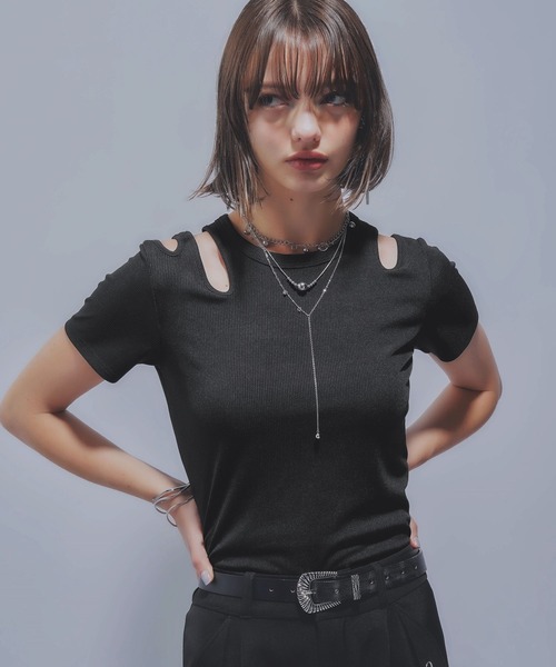 tシャツ ハイショクリブT(HARE) レディース ハイショクリブT(HARE)（Tシャツ/カットソー）｜HARE（ハレ）の