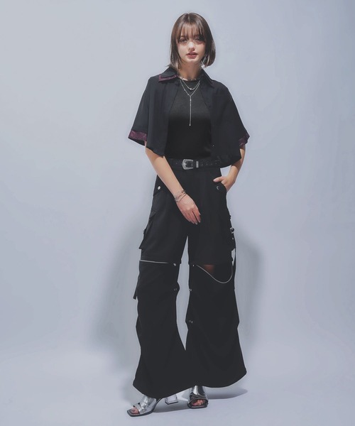 tシャツ デザインカットリブＴ(HARE) レディース HARE tシャツ デザインカットリブT(HARE) レディース