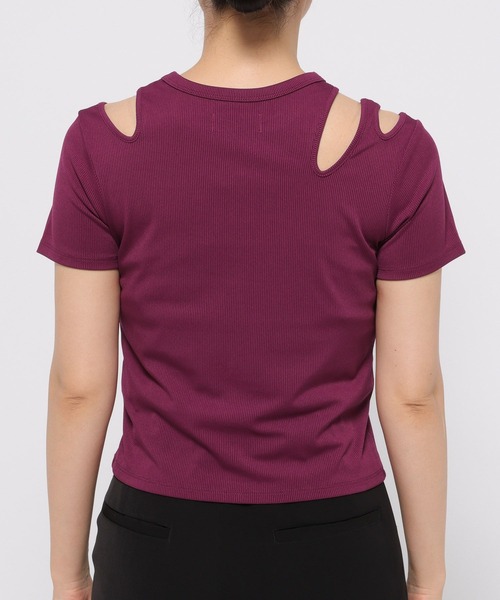 tシャツ デザインカットリブＴ(HARE) レディース HARE tシャツ デザインカットリブT(HARE) レディース