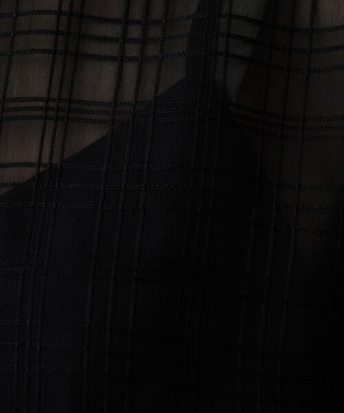 UNTITLED（アンタイトル） ブラウス シャツ 「シアー」チェック